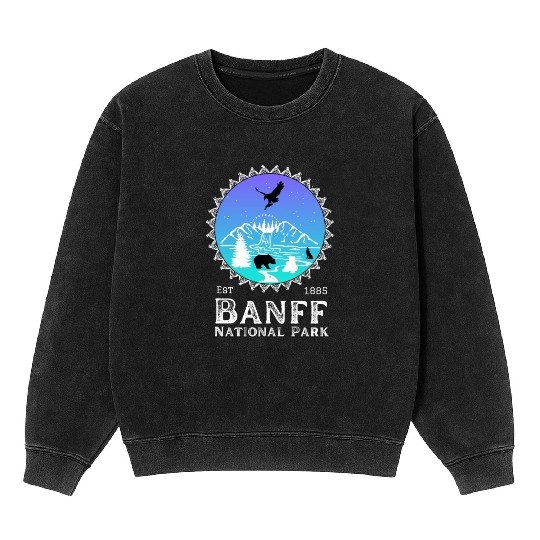Banff National Park Mineral Wash Sweatshirts