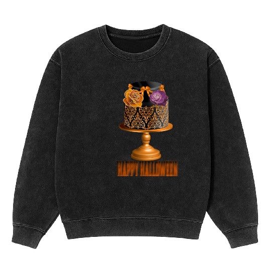 Happy Halloween Mineral Wash Sweatshirts