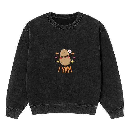 She's My Sweet Potato - I Yam Mineral Wash Sweatshirts
