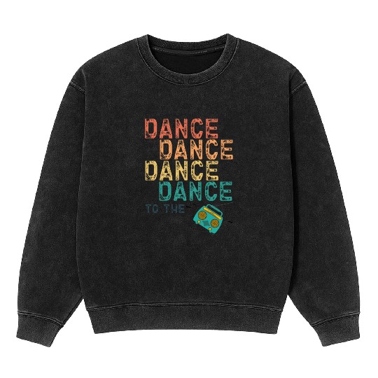 Dance To The Radio Mineral Wash Sweatshirts