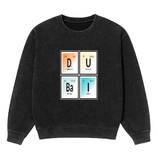 Elements of Dubai Mineral Wash Sweatshirts