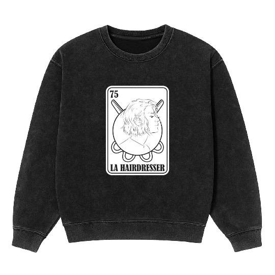 Hairdresser Hairstylist Card Mineral Wash Sweatshirts
