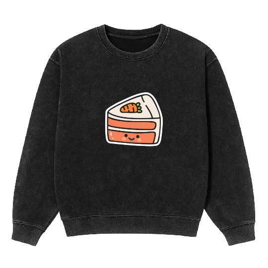 Carrot Cake Sweet Carrot Cake Mineral Wash Sweatshirts