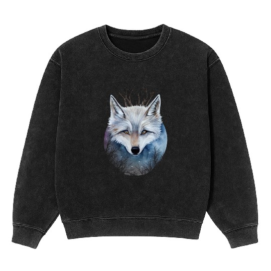 Wolf Mineral Wash Sweatshirts