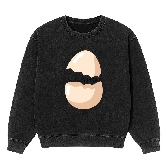 Easter Egg Notary Mineral Wash Sweatshirts