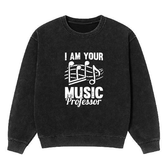 Music Teacher music nout Mineral Wash Sweatshirts