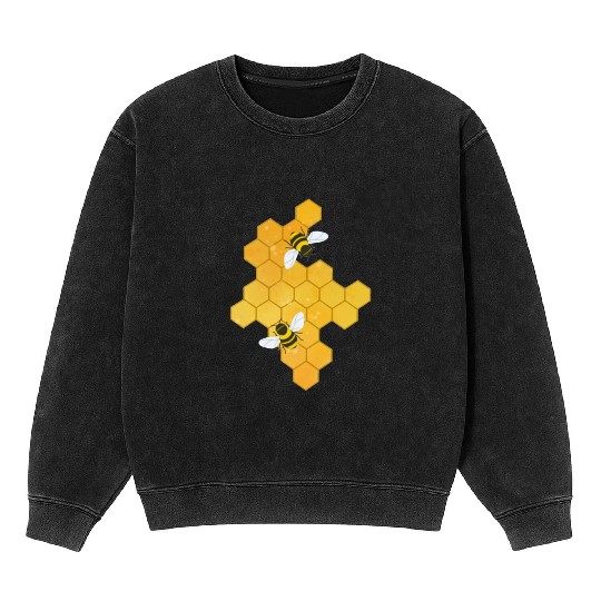 Nature Fly Yellow Mineral Wash Sweatshirts