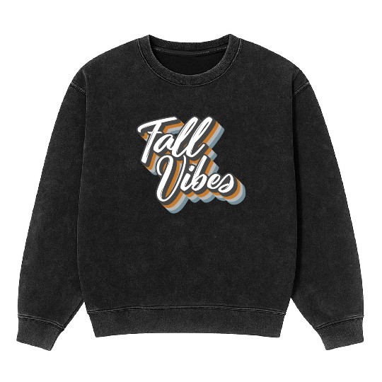 Halloween Theme Fall Vibes Coffee Lover Mug Gift, Mineral Wash Sweatshirts