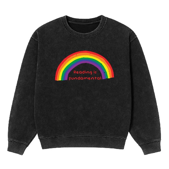 LBGT Flag Gay Pride Human Vintage Rainbow Mineral Wash Sweatshirts