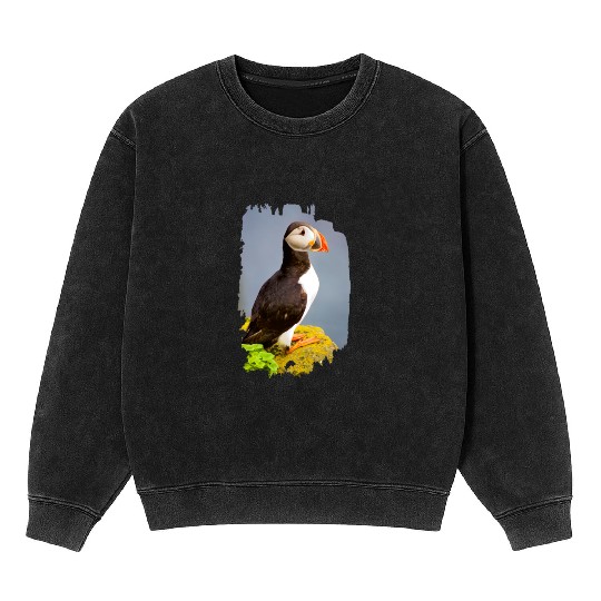 Atlantic Puffin Mineral Wash Sweatshirts