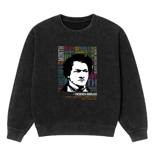 Frederick douglass Mineral Wash Sweatshirts