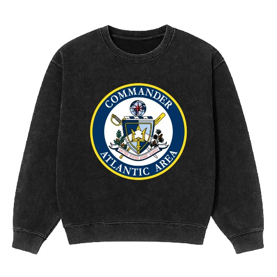 COMMANDER ATLANTIC AREA (U.S. Coast Guard) Mineral Wash Sweatshirts