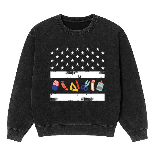Daycare Teacher Mineral Wash Sweatshirts