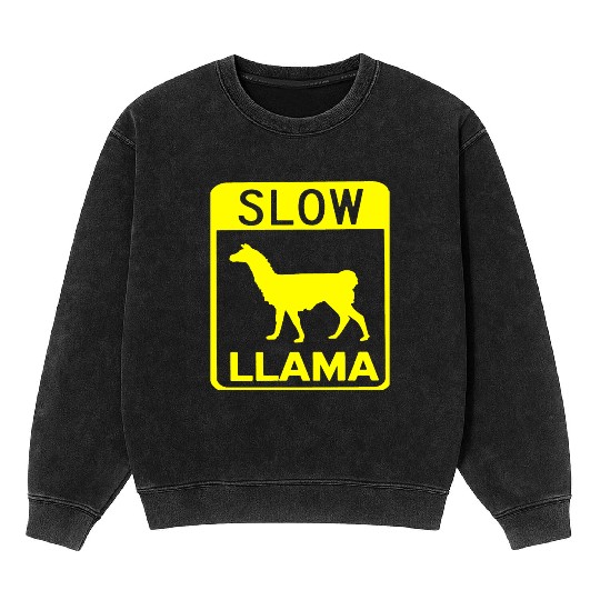 Phish Slow Llama Mineral Wash Sweatshirts