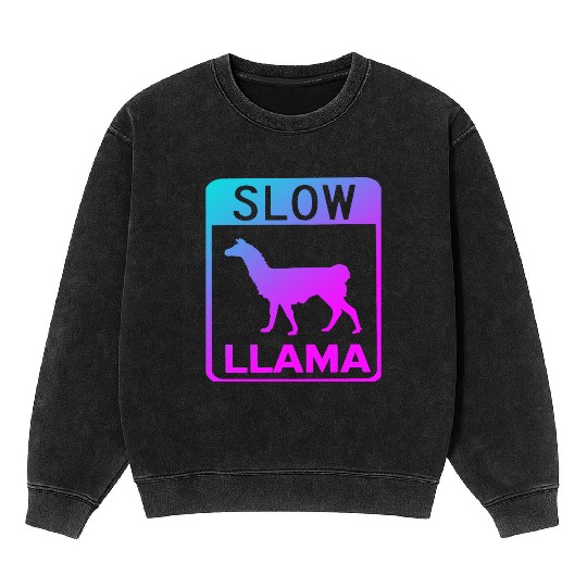 Phish Slow Llama Mineral Wash Sweatshirts