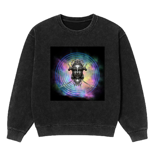 AI The Future Mineral Wash Sweatshirts
