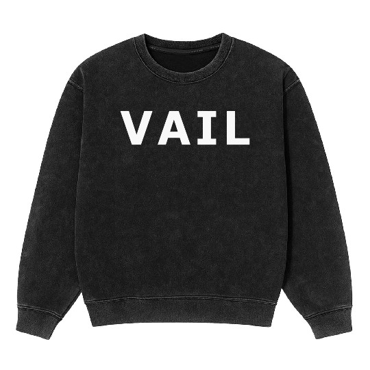 Vail Colorado Rocky Mountain Mineral Wash Sweatshirts