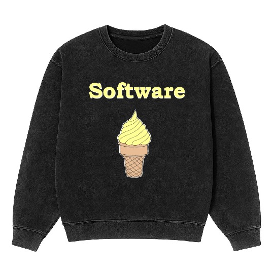 Software Vanilla Ice Cream Mineral Wash Sweatshirts