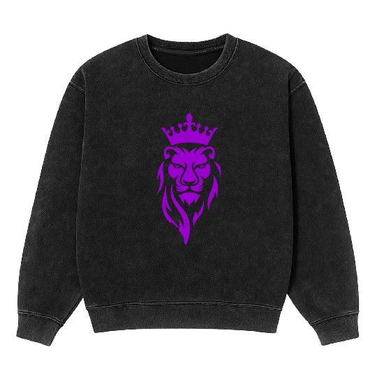 LION LILAC Mineral Wash Sweatshirts