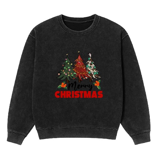Jesus The Reason For The Season, Christmas Mineral Wash Sweatshirts
