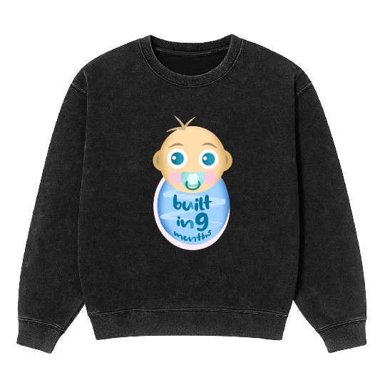 newborn baby Mineral Wash Sweatshirts