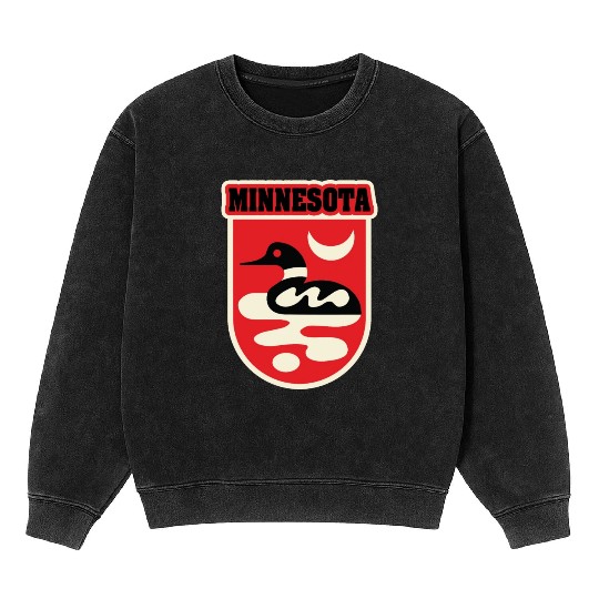 US States MINNESOTA Mineral Wash Sweatshirts