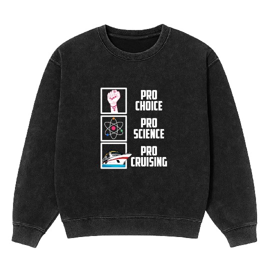 Pro Choice Pro Science Pro Cruising Cruise Ship Va Mineral Wash Sweatshirts
