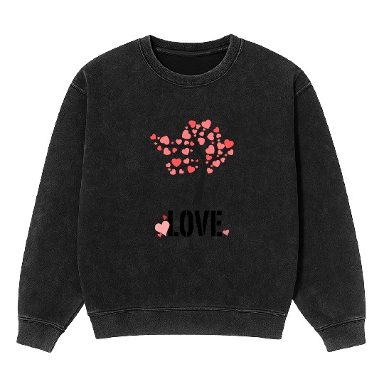 Valentine's Love Tree! Mineral Wash Sweatshirts