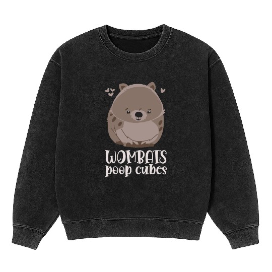 Combat Wombat For A Wombats Lover Mineral Wash Sweatshirts