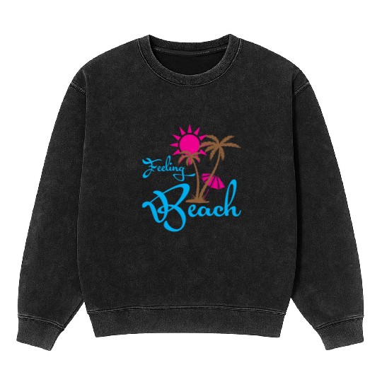 Feeling A LiL Salty with Summer Clothes Mineral Wash Sweatshirts