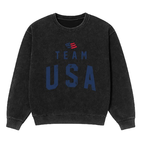 TEAM USA USED LOOK Mineral Wash Sweatshirts