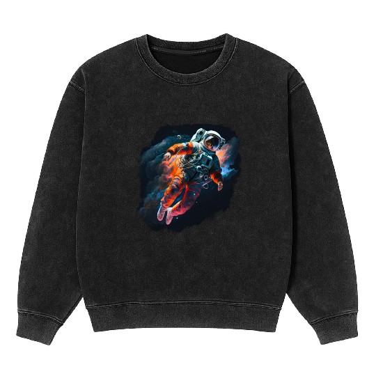 Astronaut Cosmonaut Sci-Fi character Mineral Wash Sweatshirts