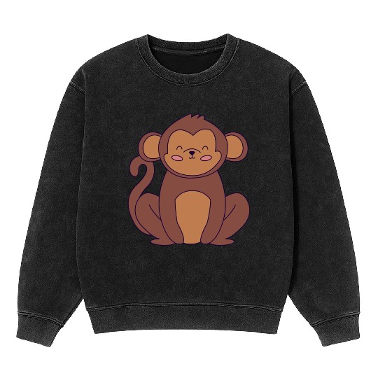 Monkey Mineral Wash Sweatshirts