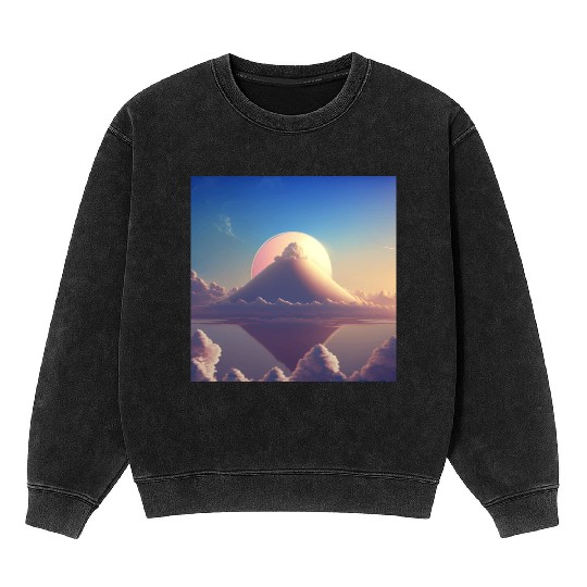 Mashup Cotton Candy Planet & The Lonely Mountain Mineral Wash Sweatshirts