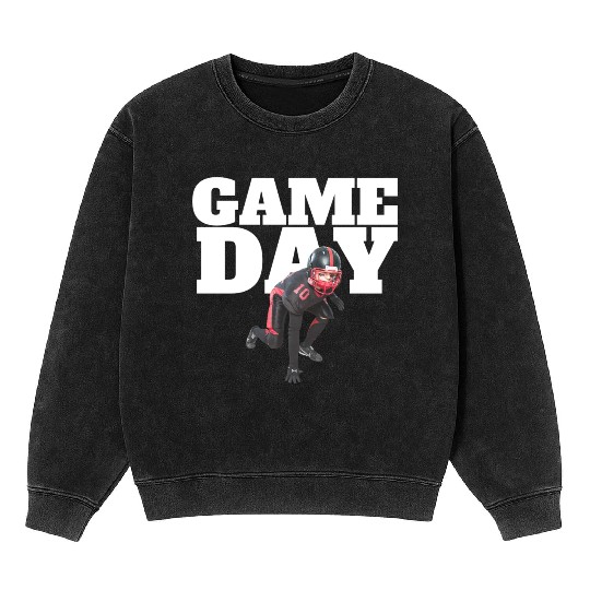 Game Day , Football Mineral Wash Sweatshirts Sunday Funday Mineral Wash Sweatshirts