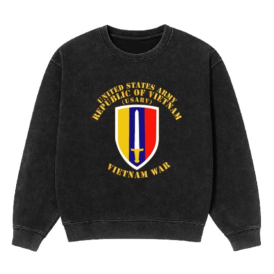 Army US Army Vietnam USARV Vietnam War Mineral Wash Sweatshirts