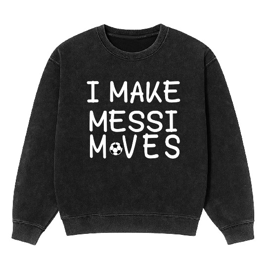 MESSI Mineral Wash Sweatshirts