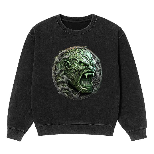 Angry Hulk Mineral Wash Sweatshirts
