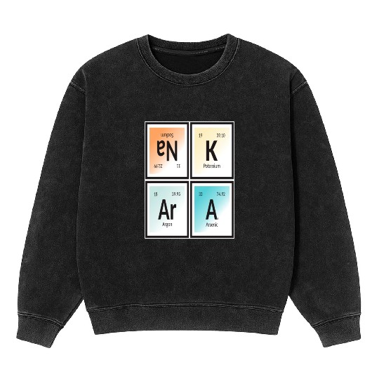 Ankara | Periodic Table of Elements Mineral Wash Sweatshirts