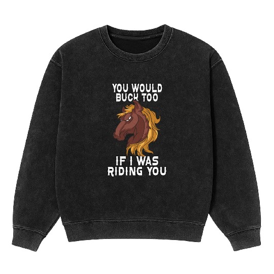 Cowboy Barn Bull Rider Rodeo Country Western Movie Mineral Wash Sweatshirts