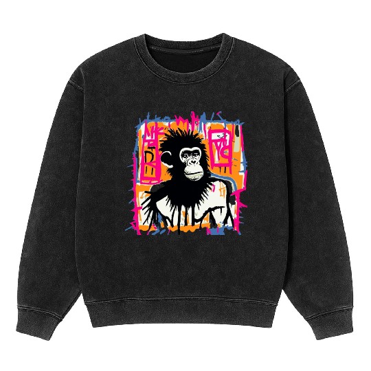 Rock and roll Ape Mineral Wash Sweatshirts