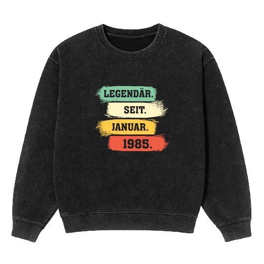 Legend Since January 1985 Mineral Wash Sweatshirts