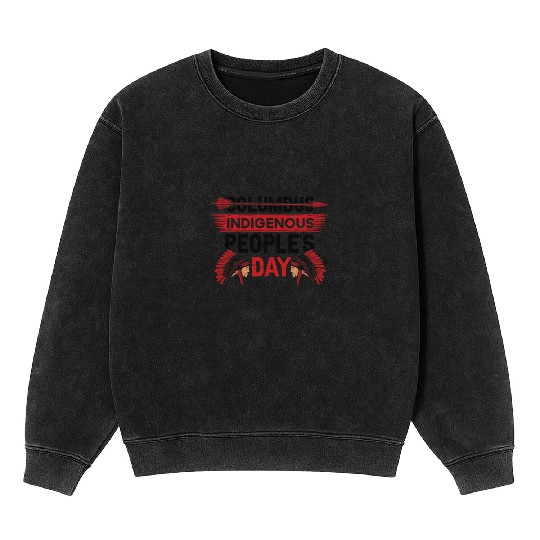 Indigenous People's Native Indian American Anti Mineral Wash Sweatshirts