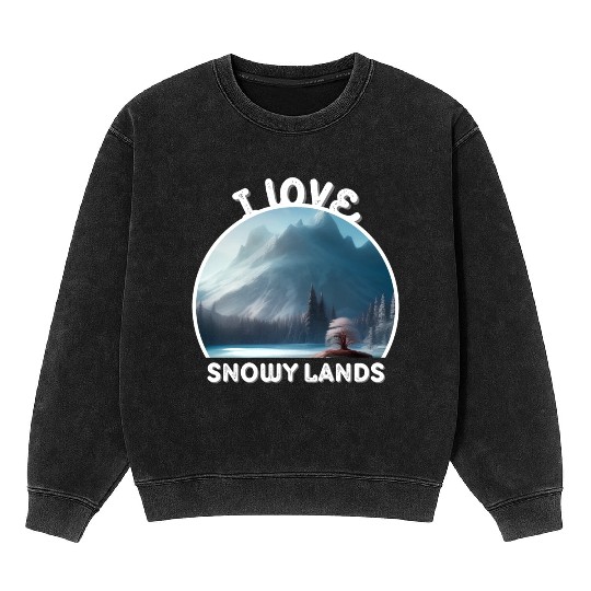 Natural Scene Mineral Wash Sweatshirts