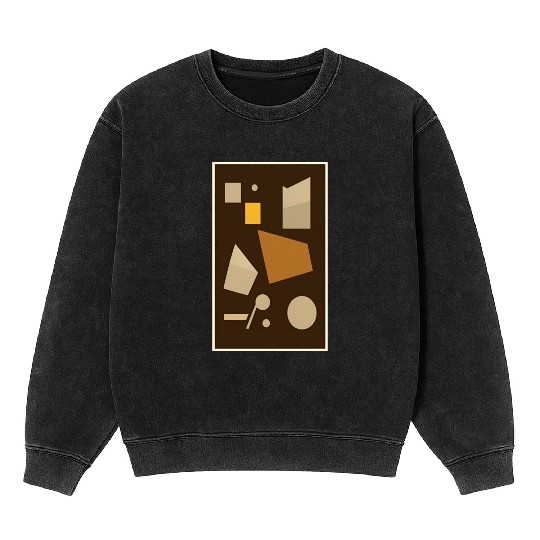 Chocolate Espresso Candy Bar Mineral Wash Sweatshirts