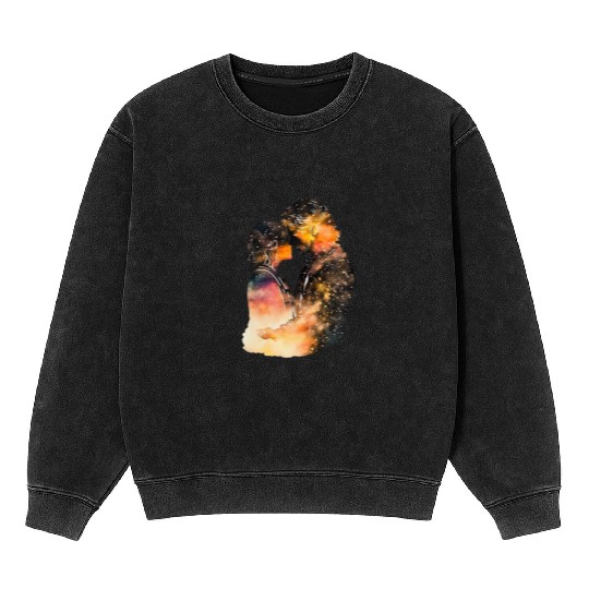 Sweet Couple's Loving Embrace, Valentine's Gift, Mineral Wash Sweatshirts