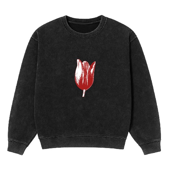 Tulip Gardening Tulips Mineral Wash Sweatshirts