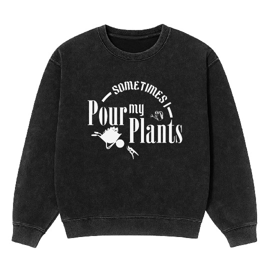 Amateur Gardener In The Garden, Fruit And Mineral Wash Sweatshirts