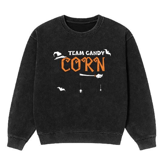 Team Candy Corn - Halloween Mineral Wash Sweatshirts