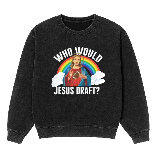 Fantasy Football Rugby Goalie Sports Goalkeeper Mineral Wash Sweatshirts